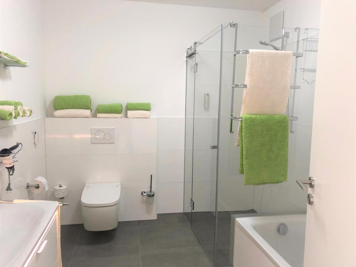 Panorama Penthouse Apartment Mit Klima Und Whirlpool Fuer Bis Zu 6 Personen フランケンタール エクステリア 写真