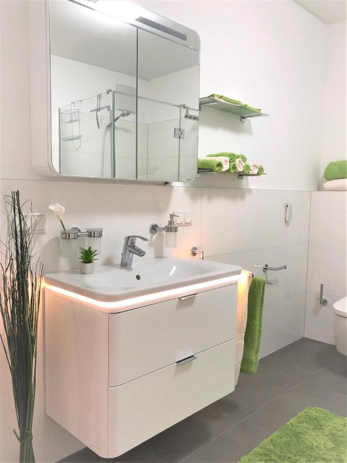 Panorama Penthouse Apartment Mit Klima Und Whirlpool Fuer Bis Zu 6 Personen フランケンタール エクステリア 写真