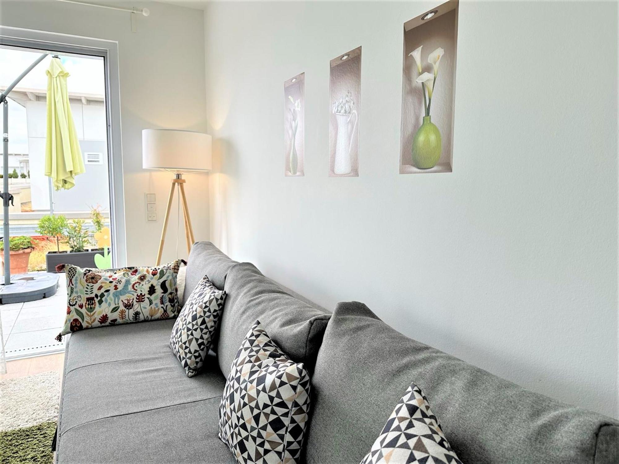 Panorama Penthouse Apartment Mit Klima Und Whirlpool Fuer Bis Zu 6 Personen フランケンタール エクステリア 写真