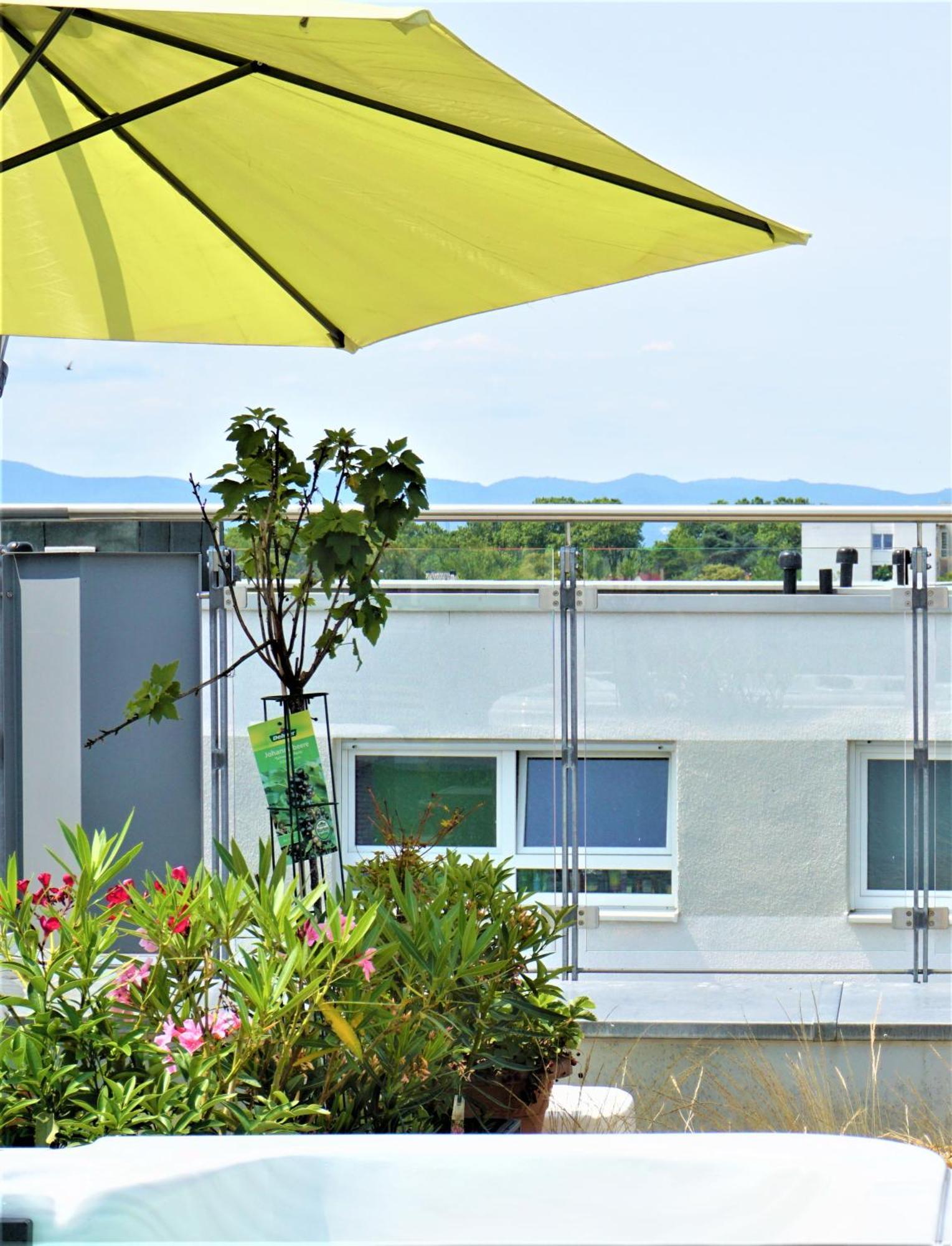 Panorama Penthouse Apartment Mit Klima Und Whirlpool Fuer Bis Zu 6 Personen フランケンタール エクステリア 写真