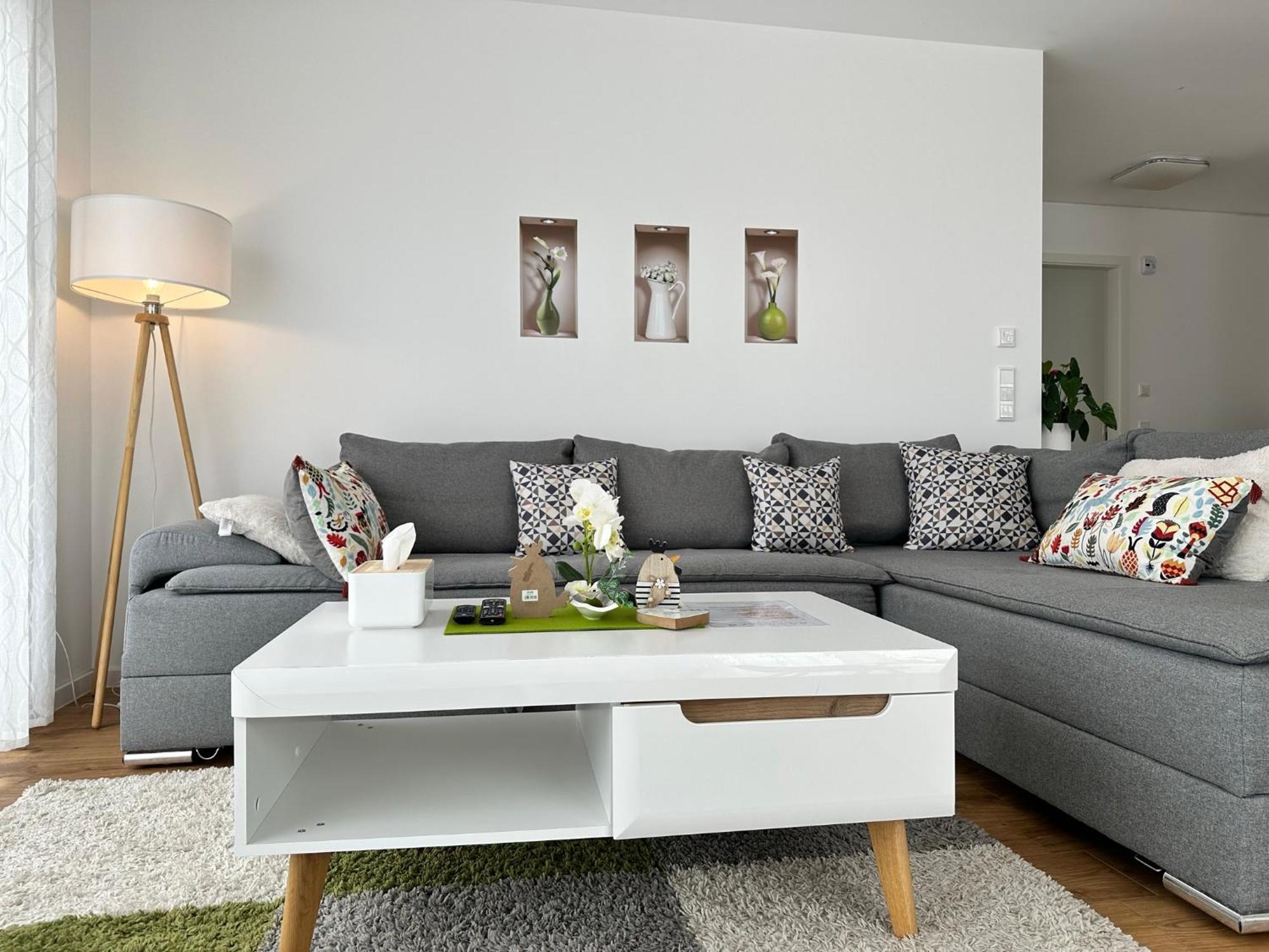 Panorama Penthouse Apartment Mit Klima Und Whirlpool Fuer Bis Zu 6 Personen フランケンタール エクステリア 写真